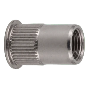 Blindklinkmoer roestvrij staal A2 M4×10 mm – kleine conische kop, gerolde schacht – doos 250 stuks