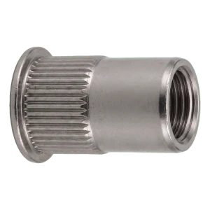 Blindklinkmoer roestvrij staal A2 M6×14 mm – kleine conische kop, gerolde schacht – doos 250 stuks