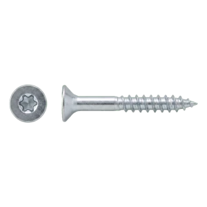 Spaanplaatschroef RVS A2 TX20 4,0×70 mm – verzonken kop, deeldraad – doos 200 stuks
