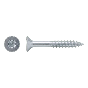 Spaanplaatschroef RVS A2 TX20 4,0×60 mm – verzonken kop, deeldraad – doos 200 stuks