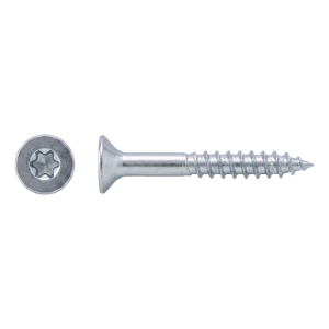 Spaanplaatschroef RVS A2 TX10 3,0×50 mm – verzonken kop, deeldraad – doos 200 stuks
