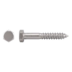 Houtdraadbout RVS A2 DIN 571 6×90 mm – doos 100 stuks
