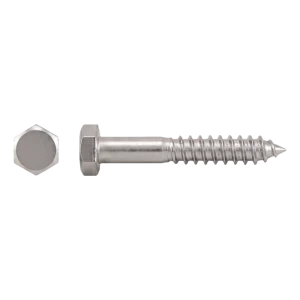 Houtdraadbout RVS A2 DIN 571 12×80 mm – doos 50 stuks