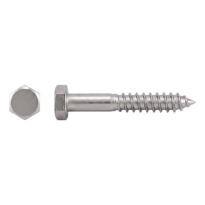 Houtdraadbout RVS A2 DIN 571 6×120 mm – doos 100 stuks