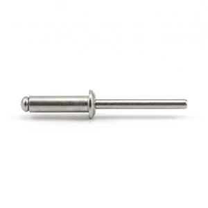 Blindklinknagel roestvrij staal A2/A2 ISO 15983 4,0×20 mm – platte kop, open – doos 500 stuks