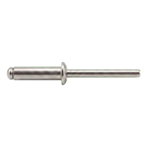 Blindklinknagel roestvrij staal A2/A2 ISO 15983 5,0×16 mm – platkop, open – doos 500 stuks
