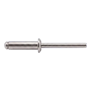 Blindklinknagel roestvrij staal A2/A2 ISO 15983 5,0×20 mm – platte kop, open – doos 250 stuks