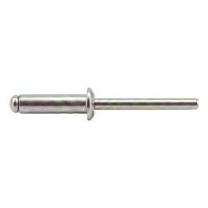 Blindklinknagel roestvrij staal A2/A2 ISO 15983 6,0×16 mm – platte kop, open – doos 250 stuks