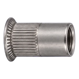 Blindklinkmoer roestvrij staal A4 M10×21 mm – conische kop, gerolde schacht – doos 250 stuks