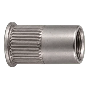 Blindklinkmoer RVS A4 M5×11,5 mm – kleine conische kop, gekartelde schacht – doos 250 stuks