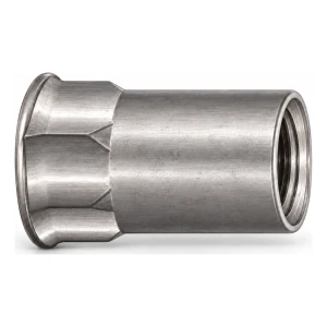 Blindklinkmoer roestvrij staal A4 M10×20,5 mm – kleine verzonken kop, deels zeskantig schacht – doos 250 stuks