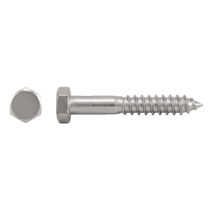 Houtdraadbout RVS A2 DIN 571 12×140 mm – doos 25 stuks
