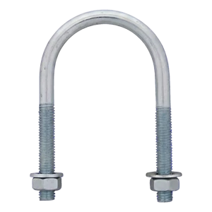 U-bout (buisklem) verzinkt M12 × 115 mm, voor 4" buis