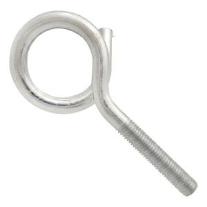Schommelhaak met metrische draad verzinkt M6×140 mm