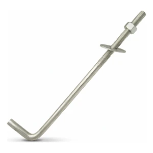 Muurplaatanker L-vorm (gebogen draadbout) M12×350 mm – verzinkt