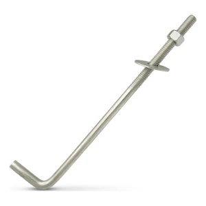 Muurplaatanker L-vorm (gebogen draadeind) M12×450 mm – verzinkt