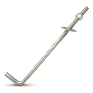 Muurplaatanker L-vorm (gebogen draadbout) M12×500 mm – verzinkt