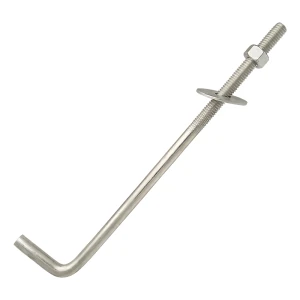 Muurplaatanker L-vorm (gebogen schroefverbinding) M14×300 mm – verzinkt