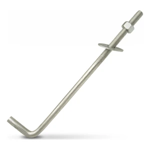 Muurplaatanker L-vorm (gebogen schroefverbinder) M14×350 mm – verzinkt