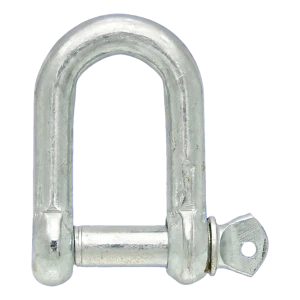 Verzinkte D-sluiting 6 mm – schroefpen M6