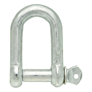 Verzinkte D-sluiting 22 mm – schroefpen M22