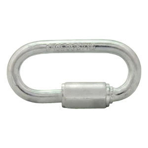 Kettingsluiting met moer (snelschakel) verzinkt 4 mm – werkbelasting 80 kg