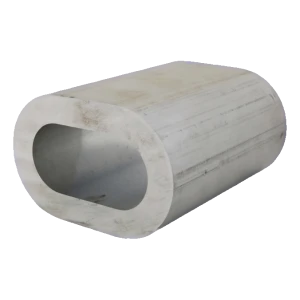 Aluminium persklem voor staalkabel 8 mm – EN 13411-3
