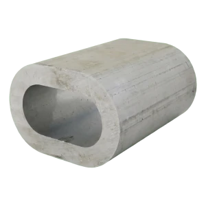 Aluminium persklem voor staalkabels 10 mm – EN 13411-3