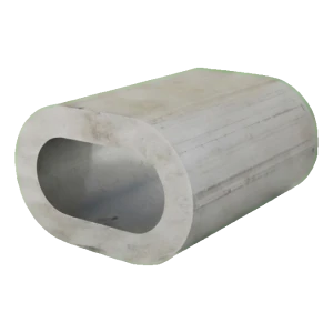 Aluminium persklem voor staalkabel 12 mm – EN 13411-3