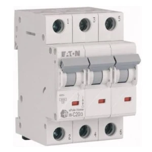 Eaton piekstroomonderbreker C 20A 3P 6kA