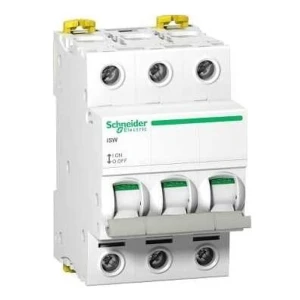 3-fasige werkschakelaar 3P 40A 400V AC iSW-40-3 Acti9 A9S65340 SCHNEIDER ELECTRIC