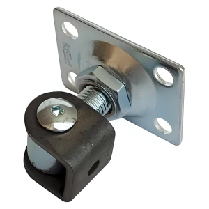 Verstelbaar scharnier met rechthoekig schild M16 75x55x3 mm