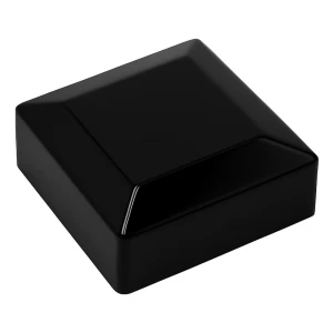 Paalkap voor hekpaal 60x60 zwart