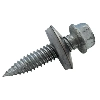 Bimetalen roestvrijstalen plaatschroef 6,0×25 mm met sluitring – montage van PV en stalen constructies