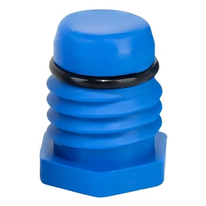 Testplug voor leidingen 20 mm blauw