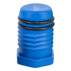 Dichtstop voor lekdichtheidsproeven voor buizen 25/26 mm blauw