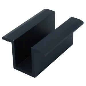Middelste klembeugel - H25 L50 met aardingspin zwart