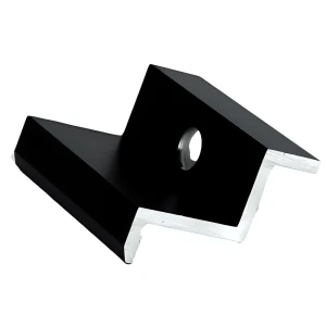 Eindklem - M8 Gat - Aluminium 6060 - H32 Geanodiseerd