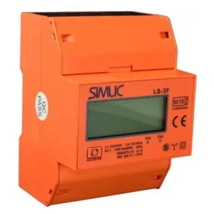 3-fasige elektriciteitsmeter 100A SIMLIC LCD-3F/4M 85402010 SIMET