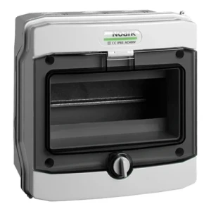 Kunststof opbouwbehuizing IP65 1 rij 8 modules