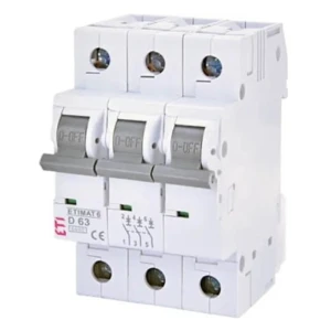 ETI ETIMAT 6 – installatieautomaat C 20A 3P 6kA voor PV-installaties en gebouweninstallaties