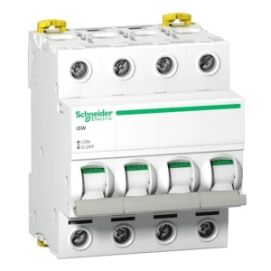 3-fasige werkschakelaar 4P 100A 415V AC iSW-100-4 Acti9 A9S65491 SCHNEIDER ELECTRIC