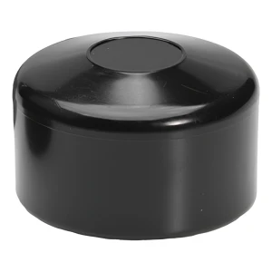 Paalkap voor hekpaal Ø 76 mm, zwart