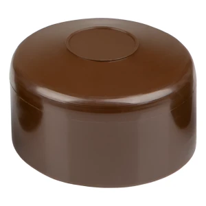 Paalkap voor hekpaal 1 1/2" (Ø 48,3 mm), bruin