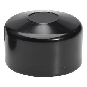 Paalkap voor hekpaal 1 1/4" (Ø 42,4 mm), zwart