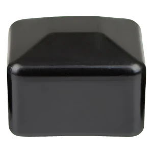 Paalkap voor hekpaal 15×15 mm, zwart