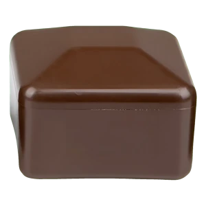 Paalkap voor hekpaal 20×20 mm, bruin