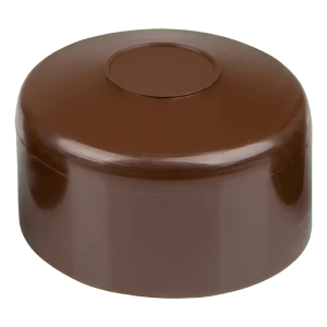 Paalkap voor hekpaal Ø 38 mm, bruin