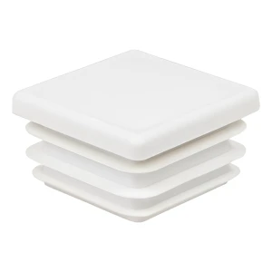 Inslagdop vierkant 140×140 mm, wit