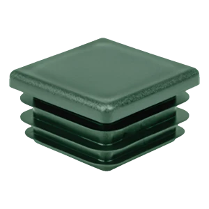 Inslagdop vierkant 20×20 mm, groen